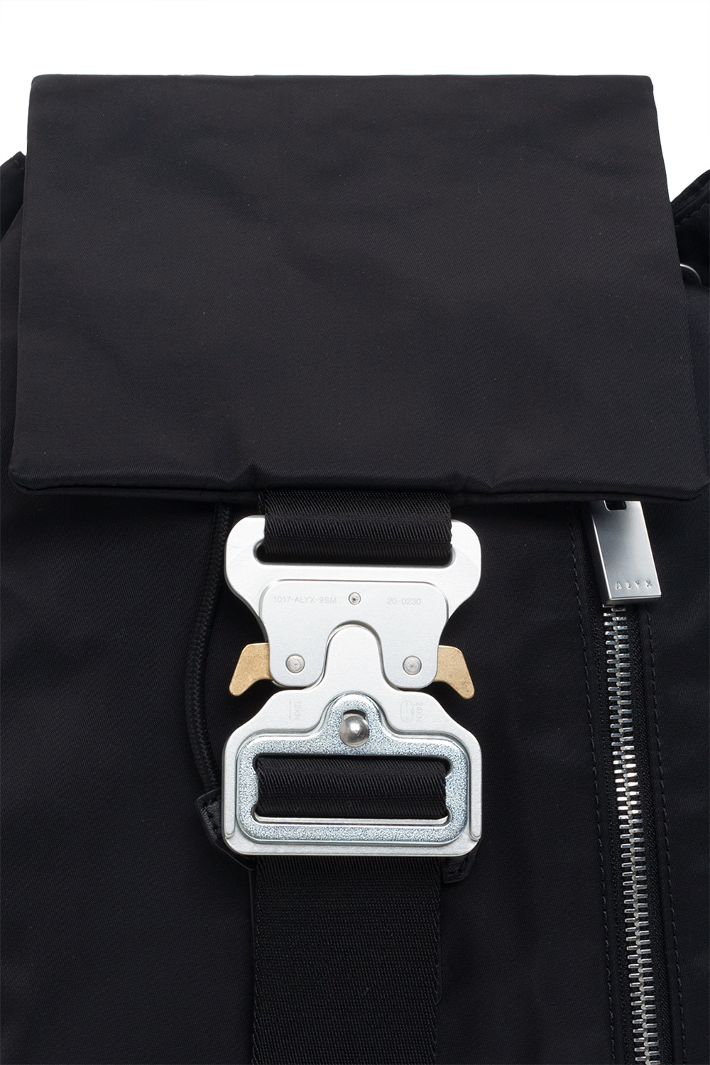 1017 ALYX 9SM PVC backpack with rollercoaster buckle