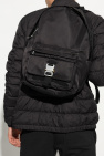 1017 ALYX 9SM BLACK Backpack with rollercoaster buckle