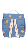 Tiny Cottons BLUE Backpack with geometric print