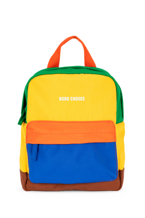 Backpack with printed logo