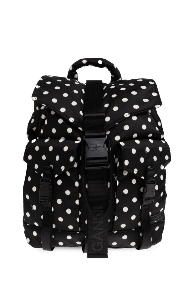 Polka dot pattern backpack od Ganni