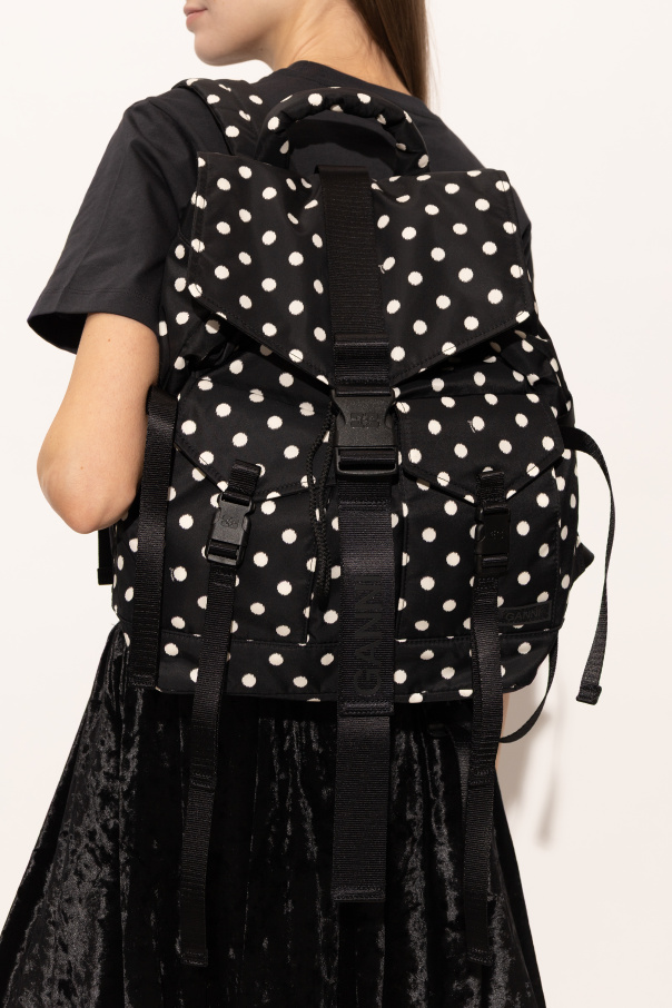 Ganni Polka dot pattern backpack