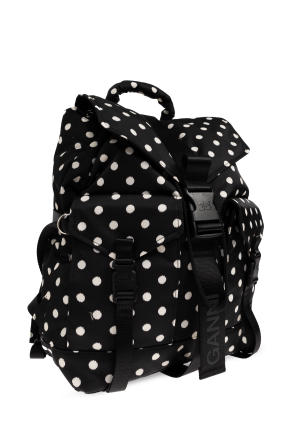Ganni Polka dot pattern backpack