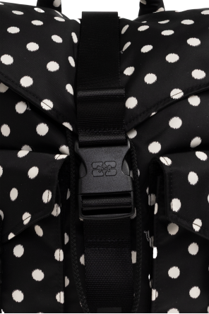 Ganni Polka dot pattern backpack