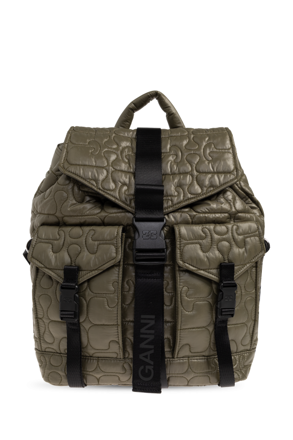 Ganni Quilted backpack