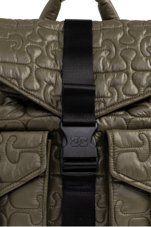 Ganni Quilted backpack