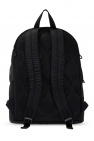 Diesel BLACK Backpack with logo