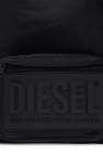 Diesel BLACK Backpack with logo