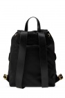 Moschino logo-print zip-fastening backpack Nero