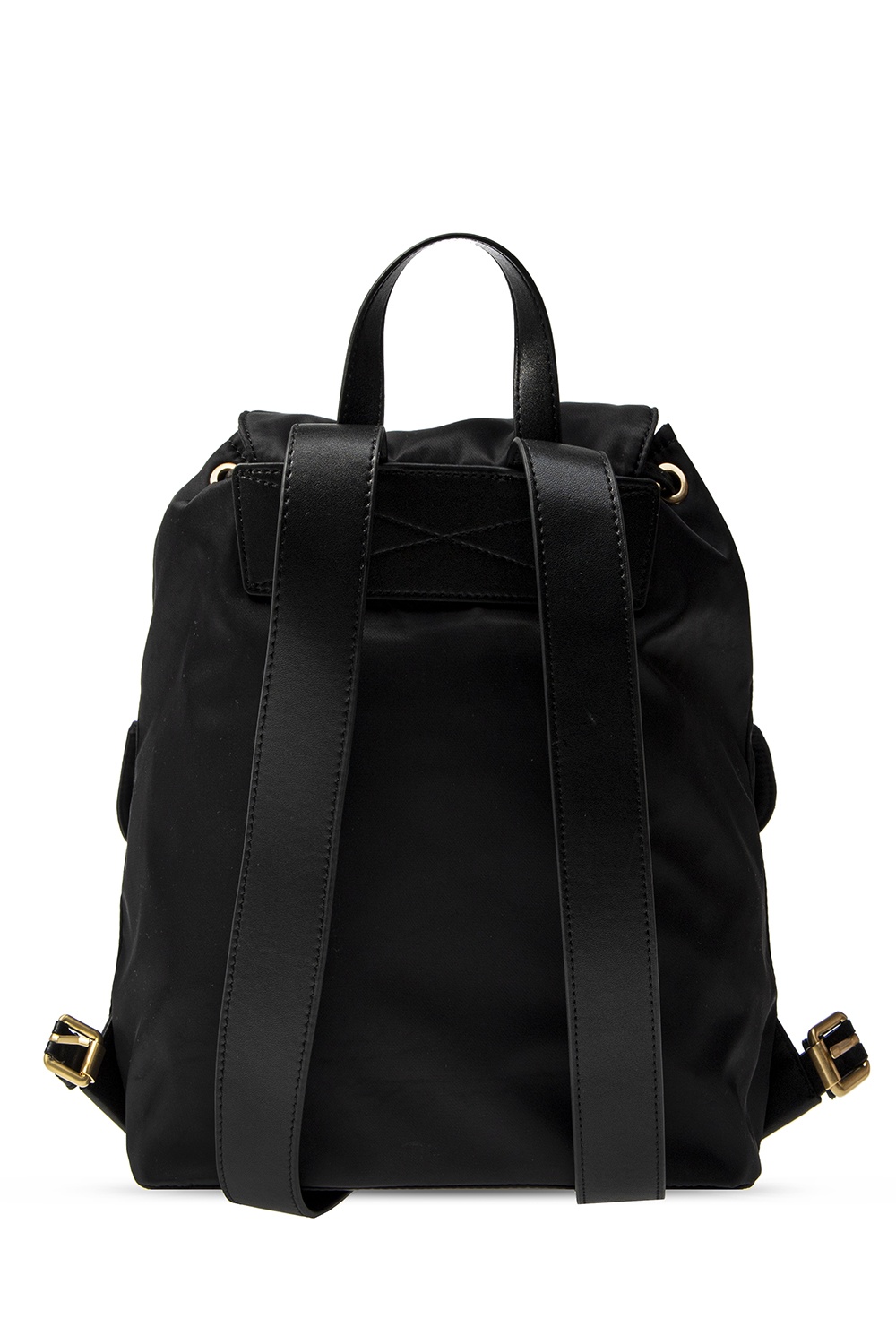 Moschino Bally logo-print stripe-detail backpack