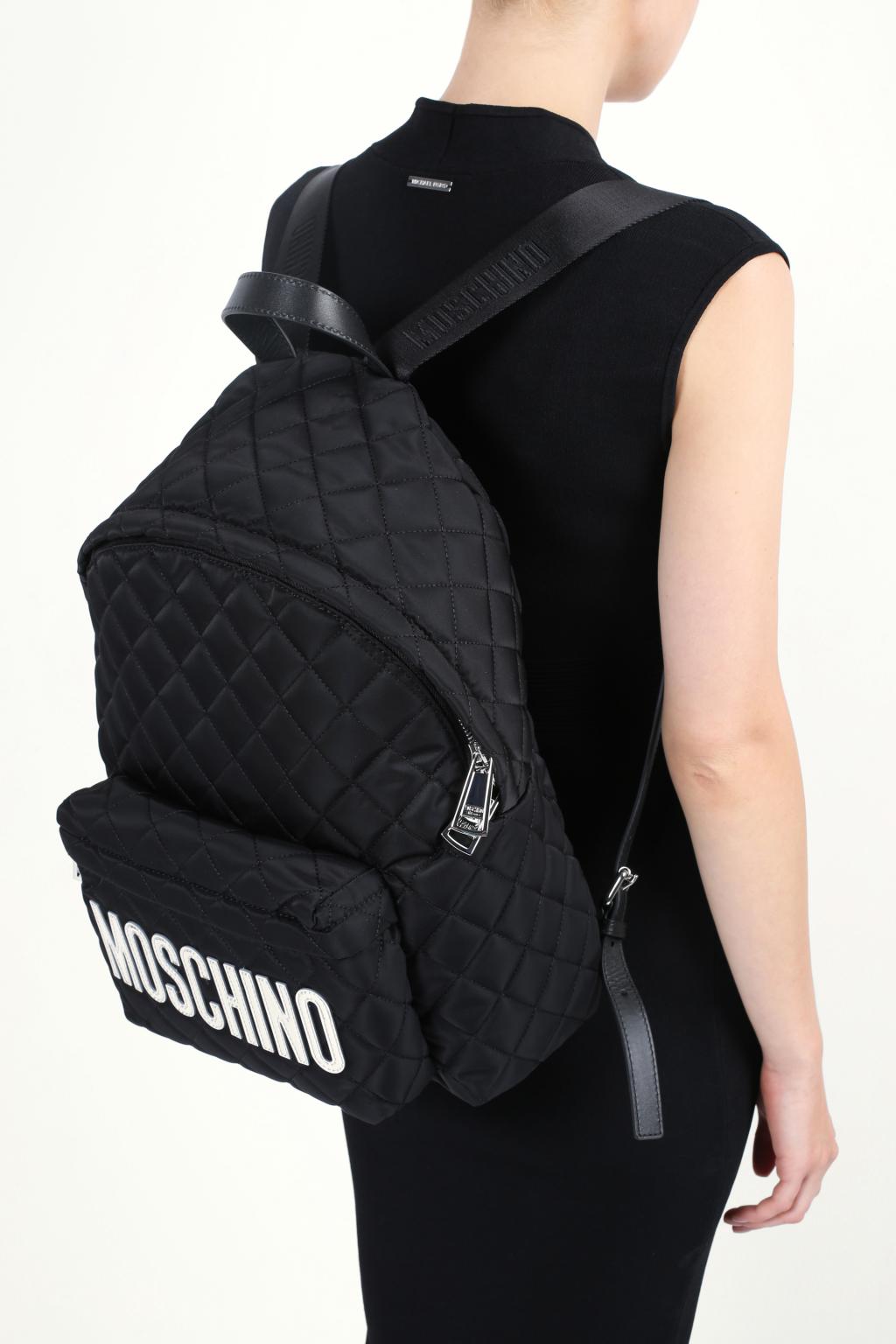 Moschino Quilted logo backpack | Women 