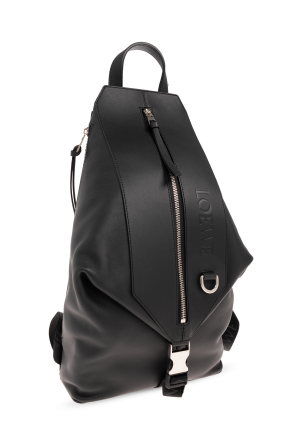 Loewe tie-dye Leather backpack with logo