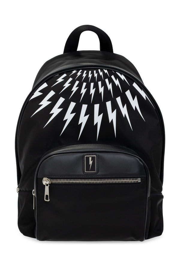 Neil Barrett Printed mulberry backpack