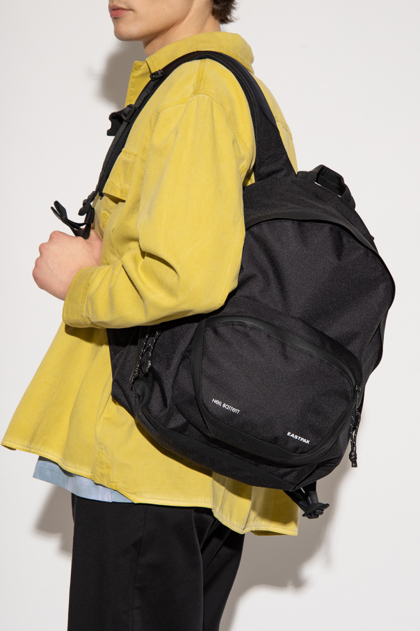 Neil Barrett Dickies backpack with laptop sleeve in green