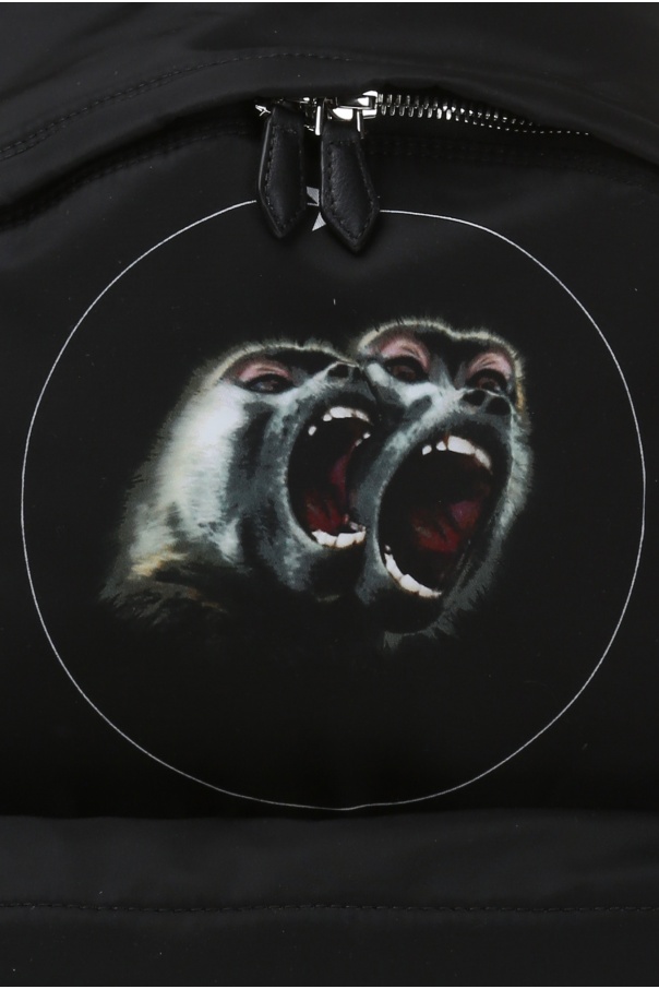 Black Monkey Print Backpack Givenchy - Vitkac Germany