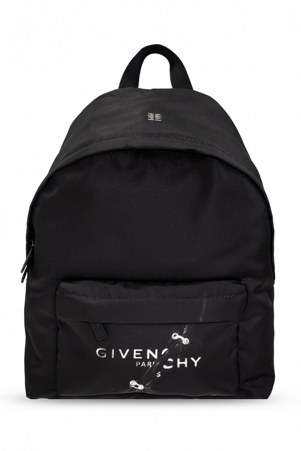 Givenchy Givenchy logo-print panelled lace-up sneakers