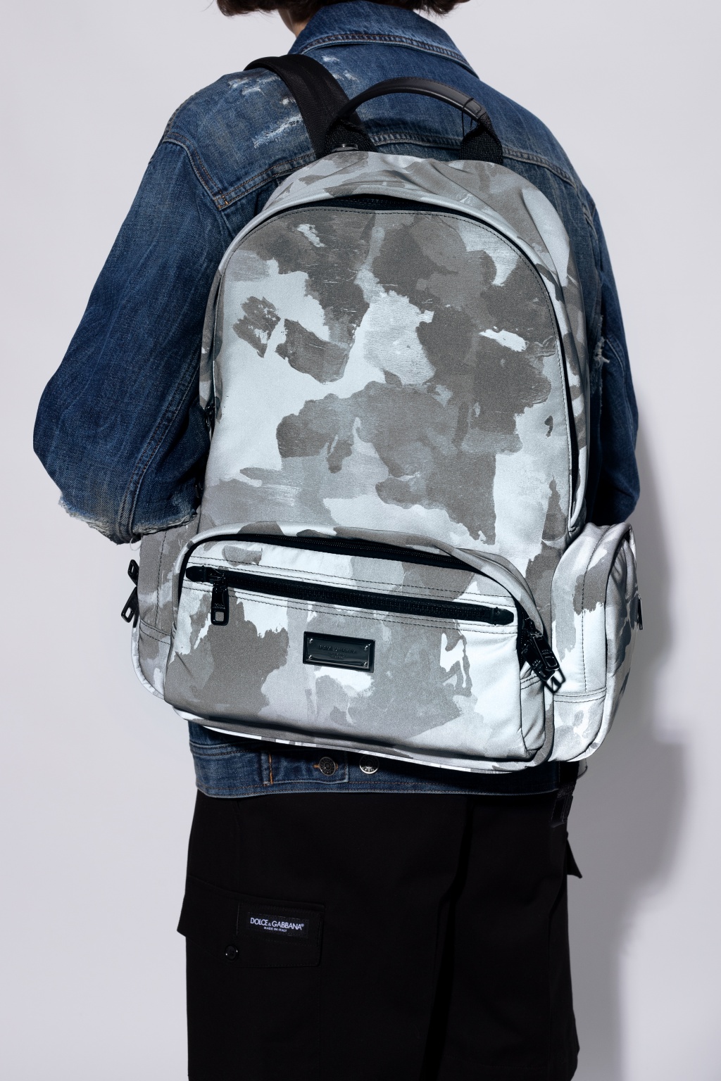 dolce cut-out & Gabbana Patterned backpack