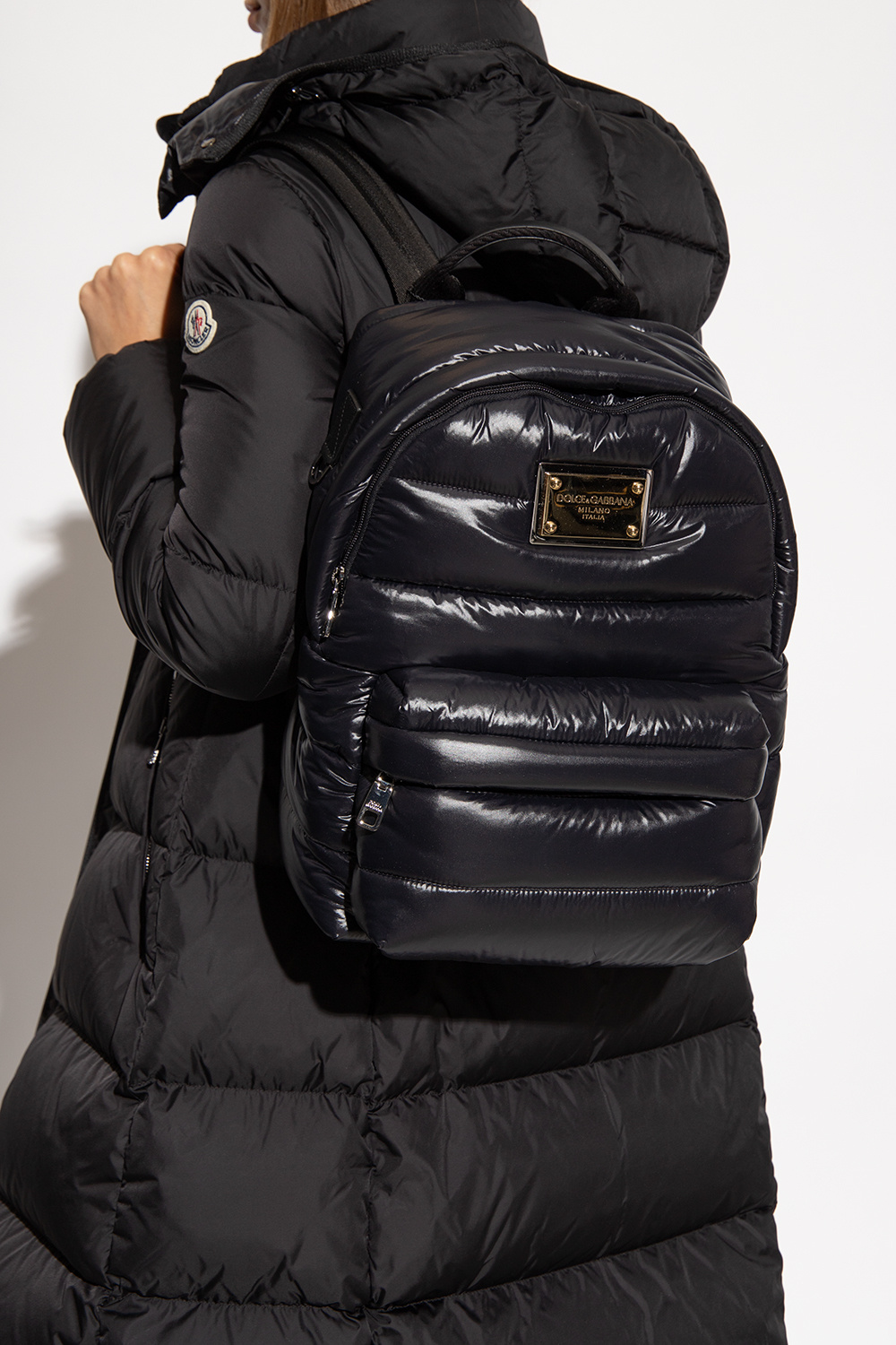 Dolce & Gabbana Quilted backpack with logo