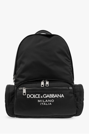 Dolce & Gabbana Kids embossed-logo leather tote bag
