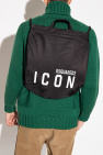Dsquared2 BLACK Backpack with logo