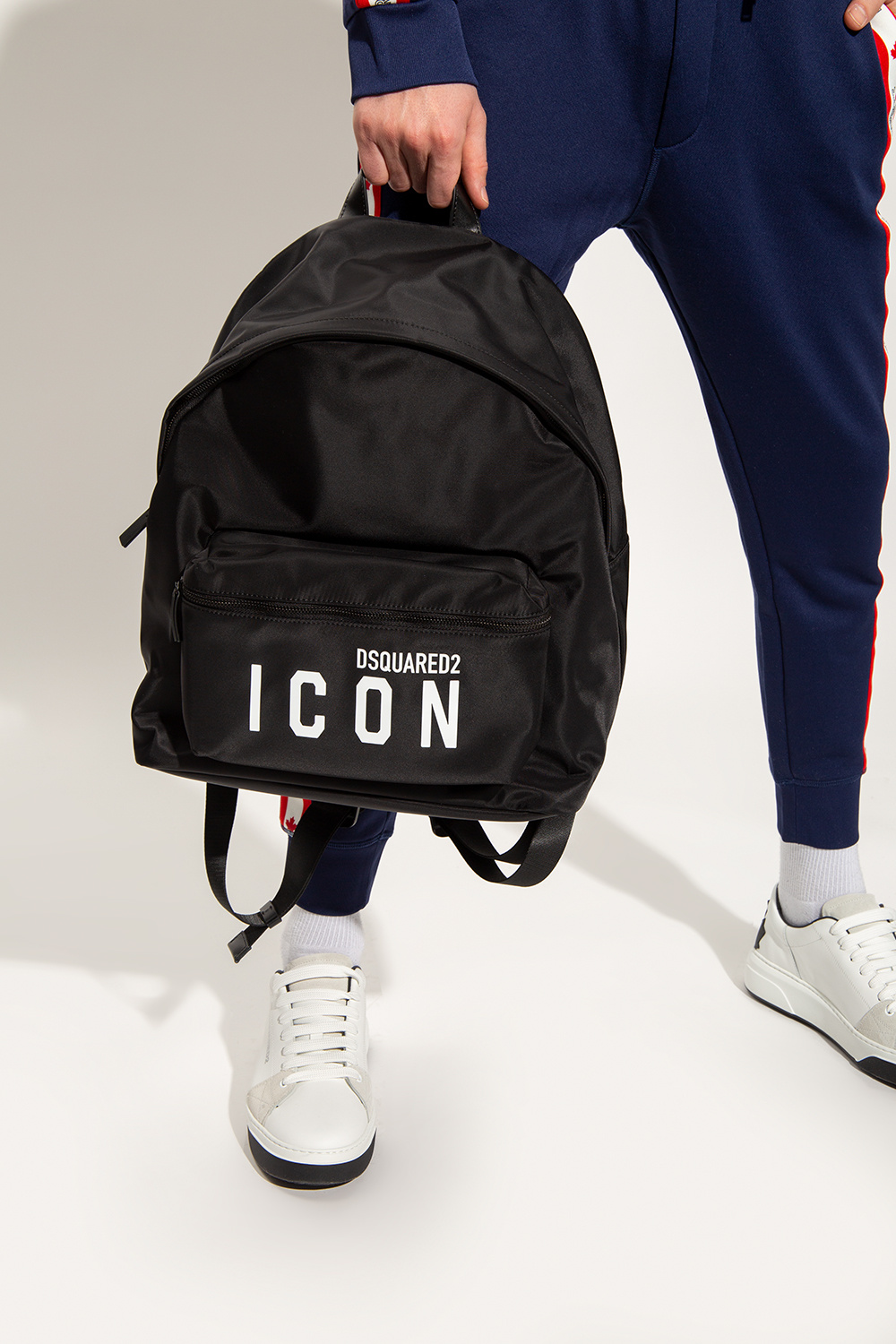 Dsquared2 ‘Be Icon’ burberry backpack with logo