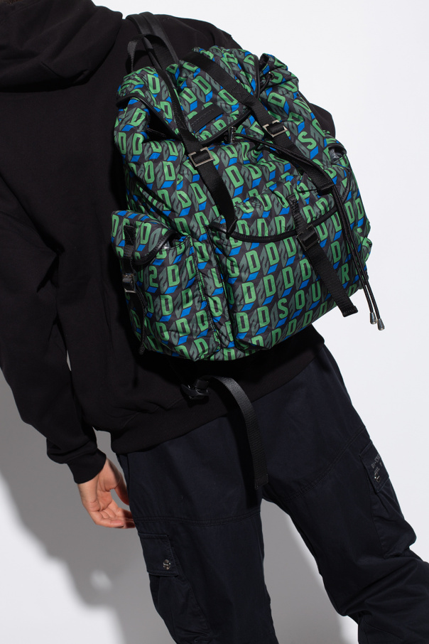 Dsquared2 backpack Nero with logo