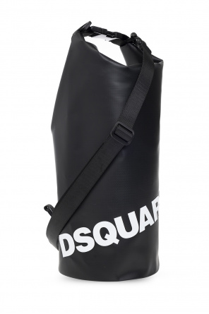 Dsquared2 Rajah Large Leather Tote Shoulder Bag Sand 537219
