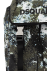 Dsquared2 GREEN Backpack with print
