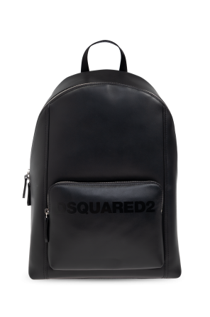 Leather backpack with logo od Dsquared2