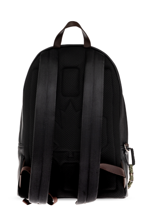 Dsquared2 Mochila de cuero con logo