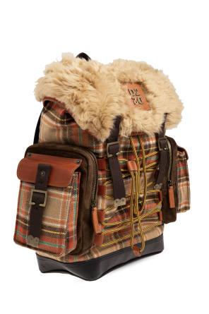 Dsquared2 Mochila con numerosos bolsillos