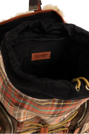 Dsquared2 Mochila con numerosos bolsillos