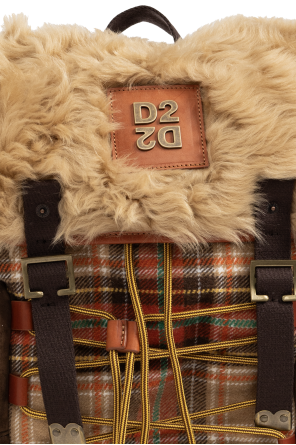 Dsquared2 Mochila con numerosos bolsillos