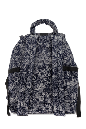 Ganni Mochila com padrão floral