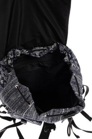 Ganni Mochila com padrão floral