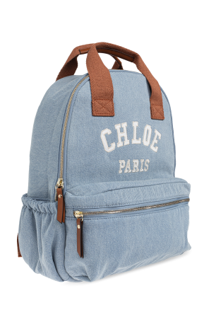 Chloé Kids Backpack with embroidered logo