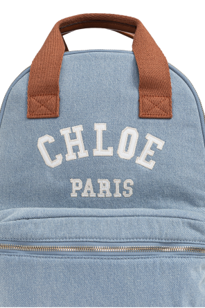 Chloé Kids Backpack with embroidered logo
