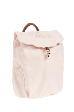 Chloé Kids Backpack with embroidered logo