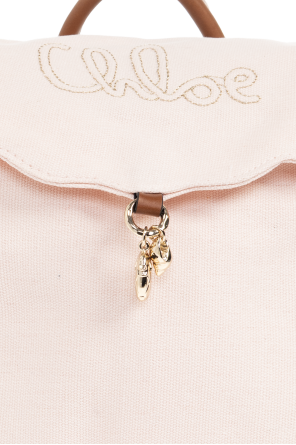 Chloé Kids Backpack with embroidered logo