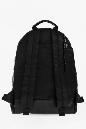 AllSaints ‘Carabiner’ leather Tree backpack