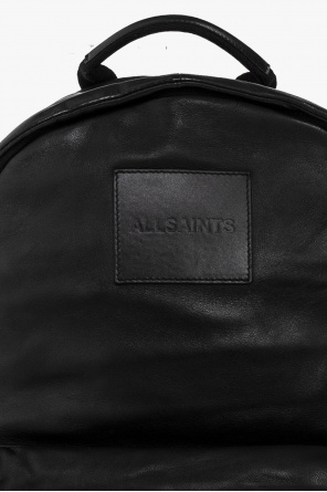 AllSaints ‘Carabiner’ leather melange backpack