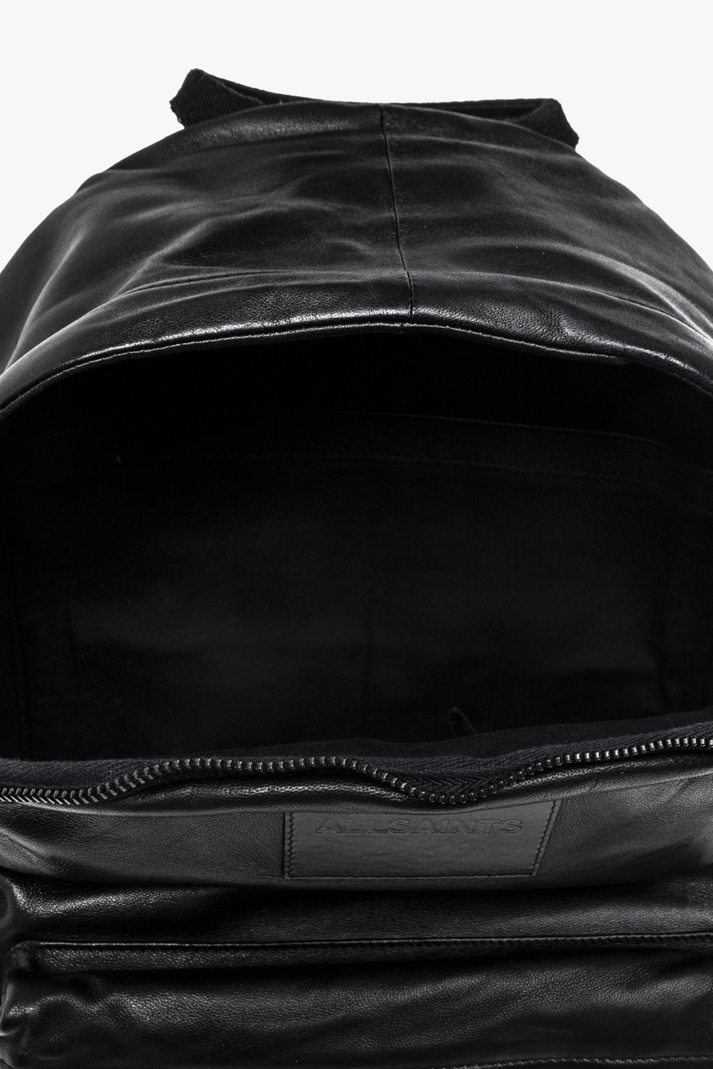 AllSaints ‘Carabiner’ leather backpack