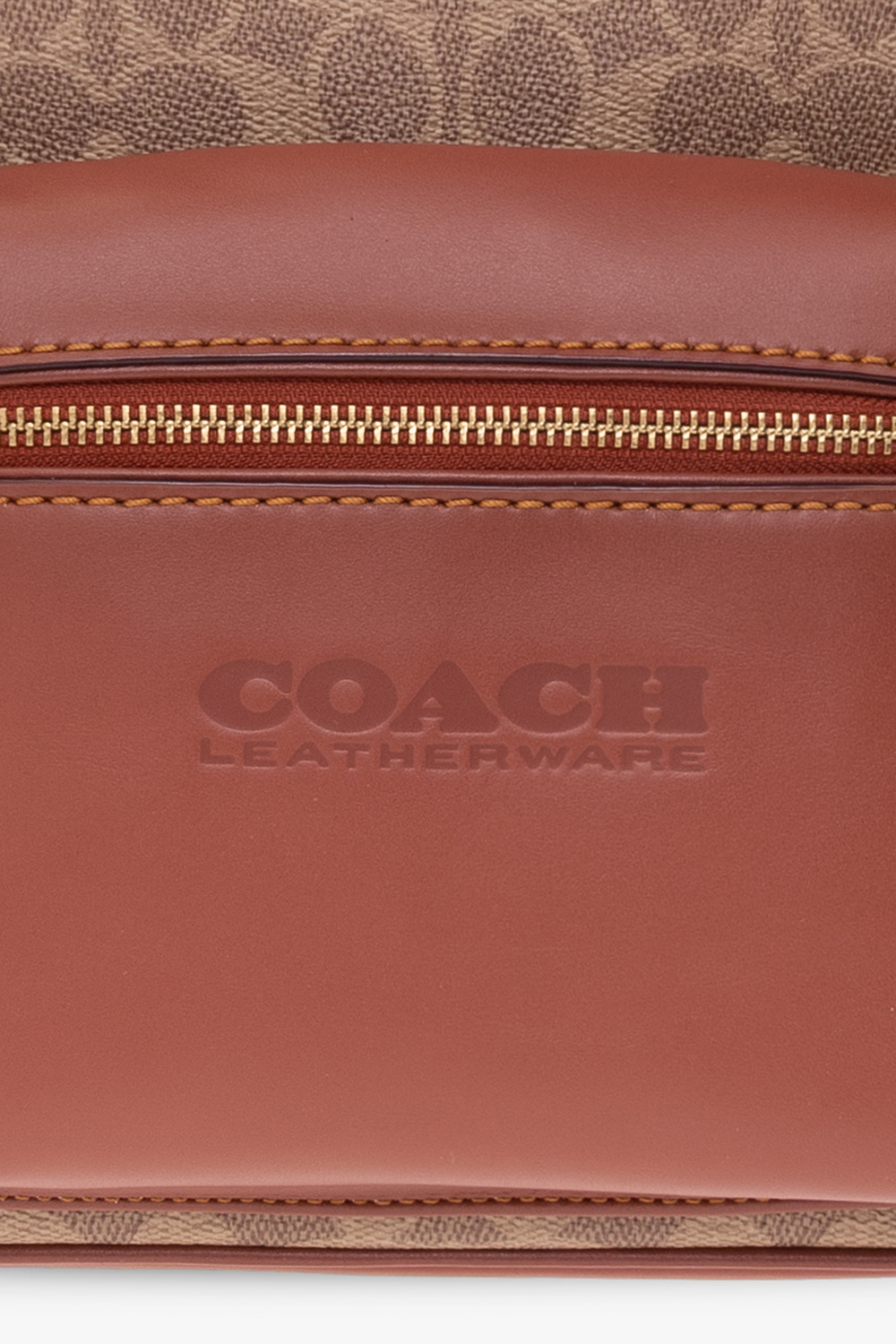 coach blue ‘Charter’ backpack with logo