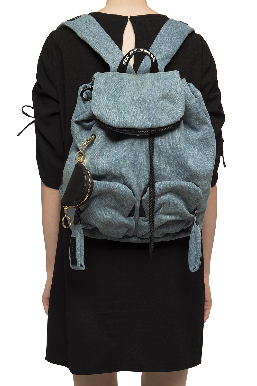 see by chloe denim backpack