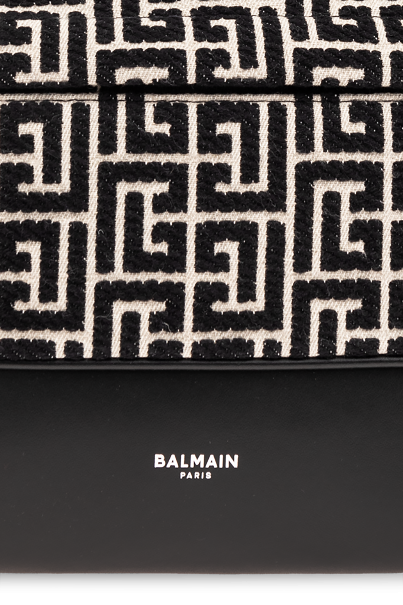 balmain graphic-print ‘Monogram’ backpack