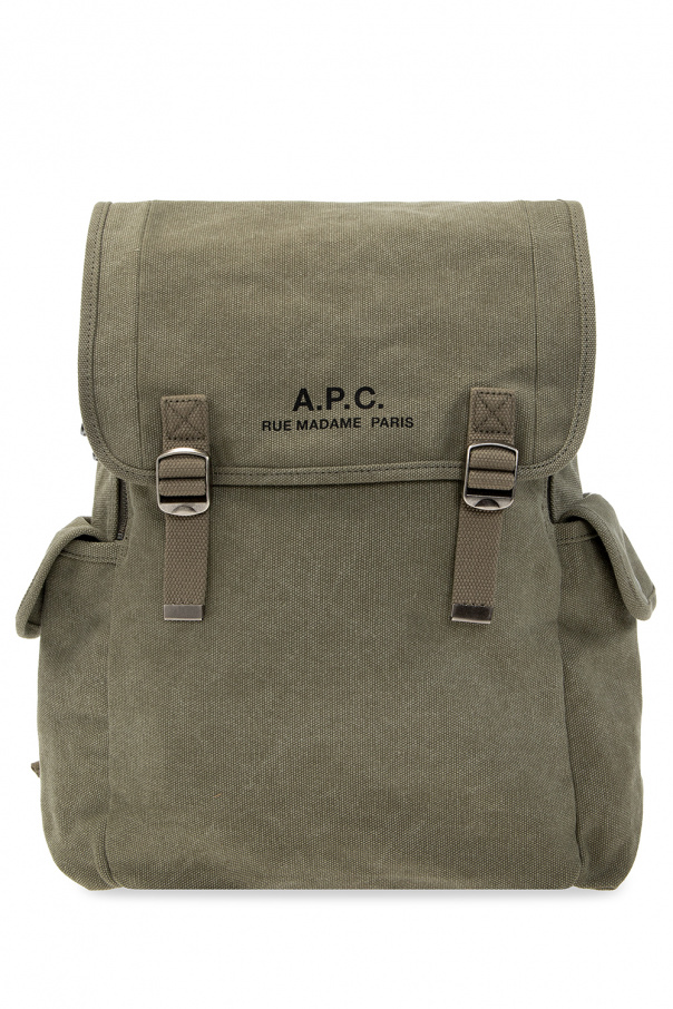 A.P.C. Polyhedron backpack with logo