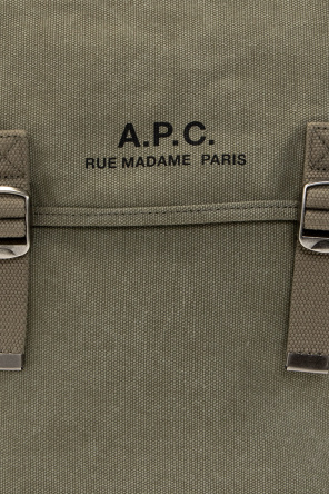 A.P.C. Polyhedron backpack with logo