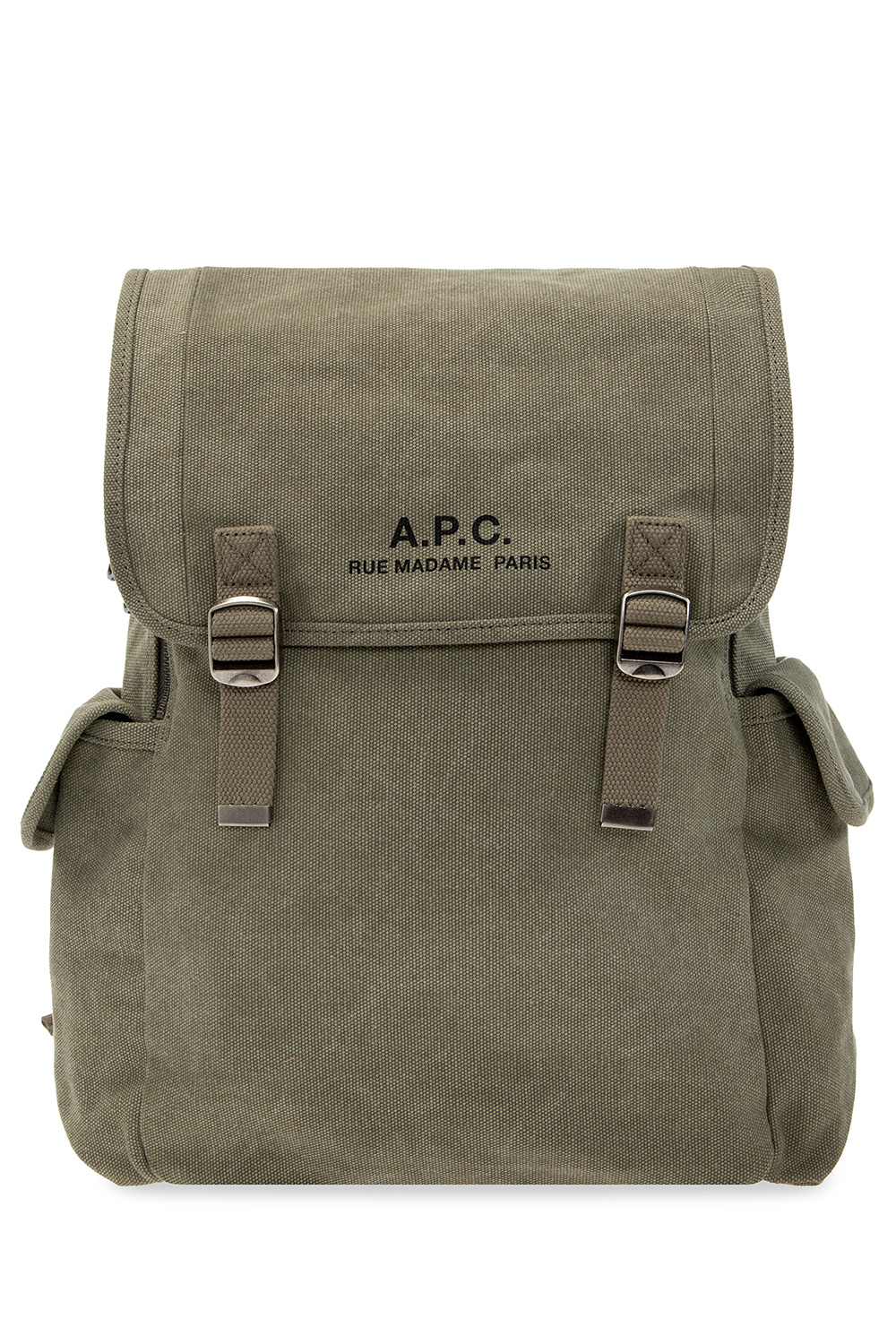 A.P.C. - Logo-Print Cotton-Corduroy Tote Bag - Green A.P.C.