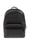 Coach BLACK Backpack with logo