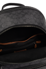 Coach BLACK Backpack with logo
